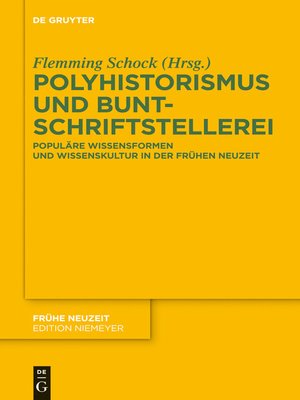 cover image of Polyhistorismus und Buntschriftstellerei